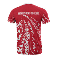 Wallis and Futuna T Shirt Wallis and Futuna Coat of Arms Swirling Style - Polynesian Pride