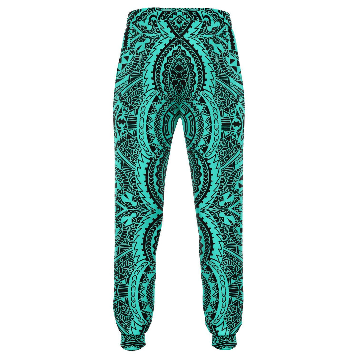 Polynesian Symmetry Turquoise Joggers - Polynesian Pride