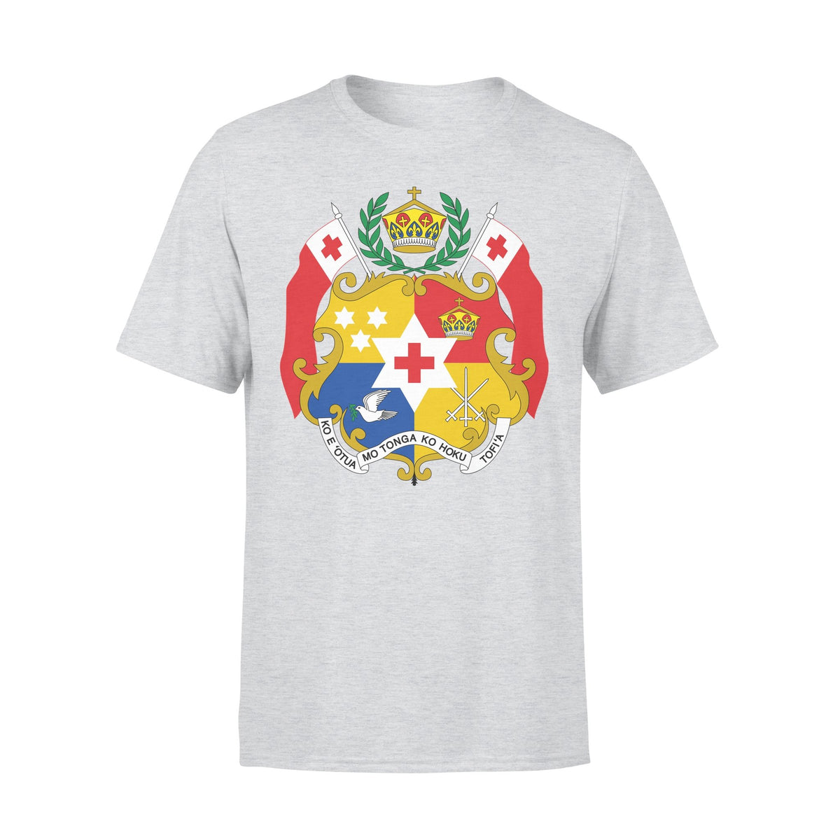 Tonga T Shirt Tonga Coat of Arm - Polynesian Pride