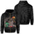 Kakau Gray Hawaii Warrior Football Hoodie (Zip) Unisex Gray - Polynesian Pride