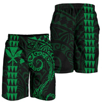 Kanaka Hawaii Map Green Polynesian Men's Short Men's Shorts Green - Polynesian Pride