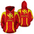 Hawaii Kanaka Polynesian Hoodie Unisex Red - Polynesian Pride