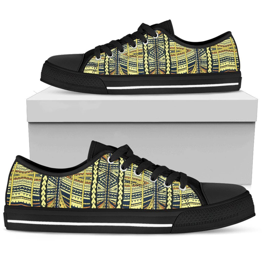 Polynesian High Top Shoe Yellow - Polynesian Pride