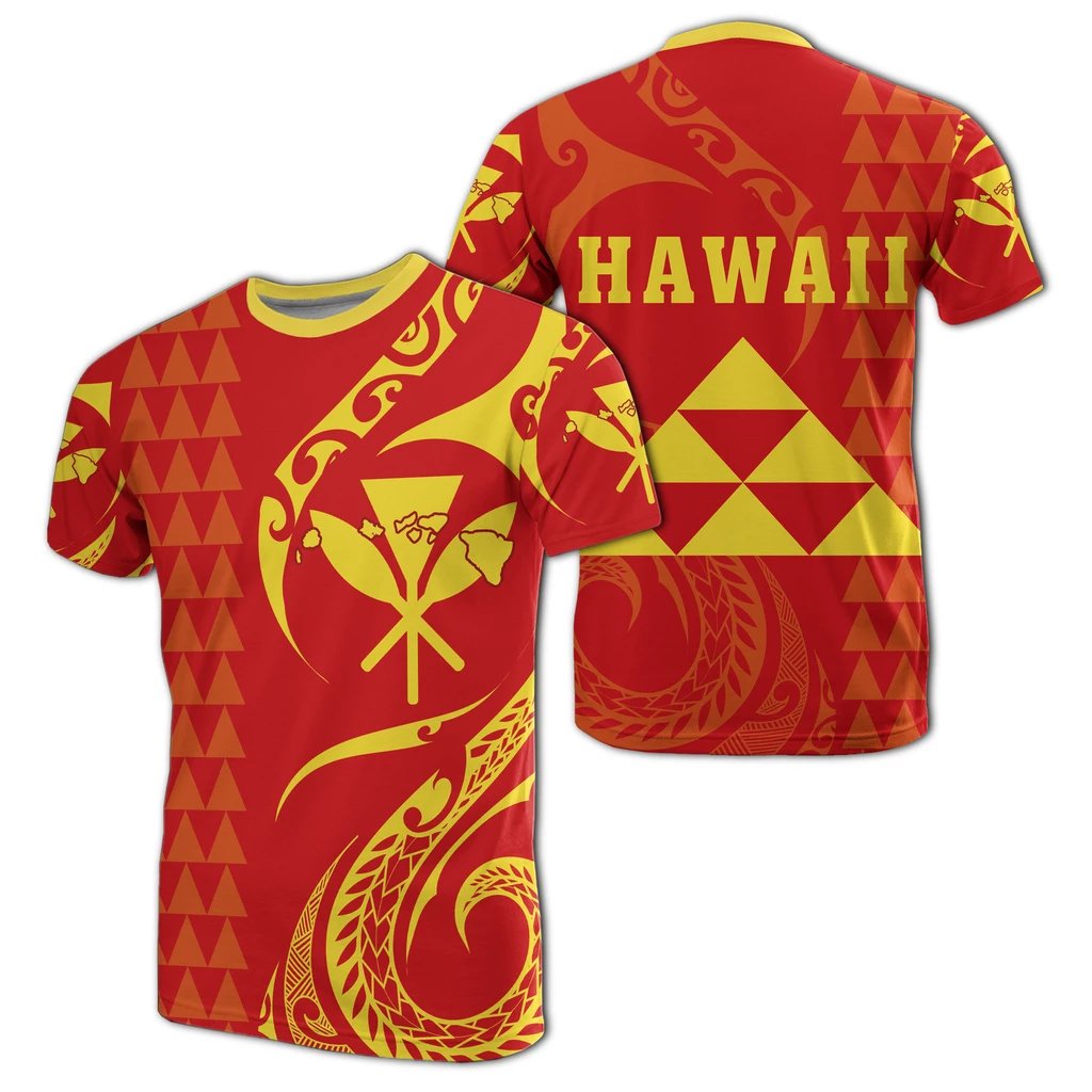 Kanaka Map Mauna Kea Polynesian T shirt Felicity Style Unisex White - Polynesian Pride