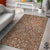 Polynesian Brown Area Rug Black - Polynesian Pride