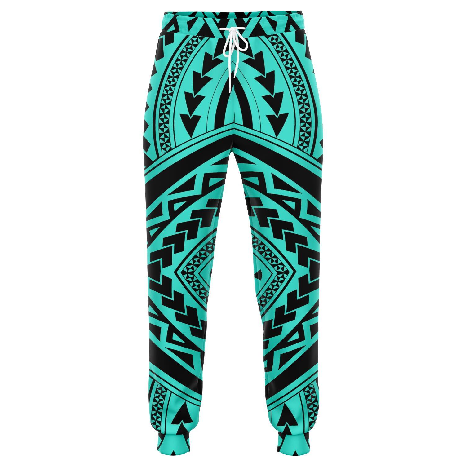 Polynesian Tradition Turquoise Joggers Unisex Turquoise - Polynesian Pride