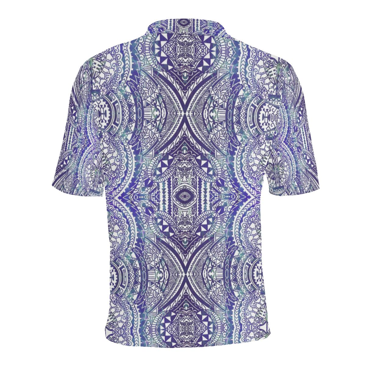 Polynesian Polo Shirt Violet - Polynesian Pride