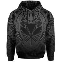 Hawaii Maka Polynesian Kanaka Maoli Hoodie Heaven Style Grey - Polynesian Pride