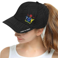 Cook Islands Polynesian Snapback One Size Black SnapBack - Polynesian Pride