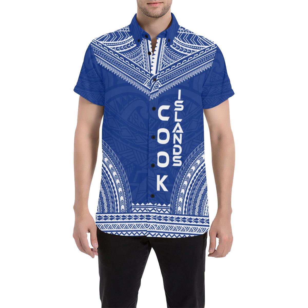 Cook Islands Polynesian Chief Shirt - Flag Version - Polynesian Pride