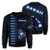 Hawaiian Polynesian Kanaka And Shark Sweatshirt - Light Style - AH Unisex Blue - Polynesian Pride