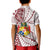 Custom Tonga Emancipation Day Polo Shirt Kupesi Pattern No.2 White LT9 - Polynesian Pride