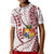 Custom Tonga Emancipation Day Polo Shirt Kupesi Pattern No.2 White LT9 Kid - Polynesian Pride