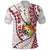 Custom Tonga Emancipation Day Polo Shirt Kupesi Pattern No.2 White LT9 Adult - Polynesian Pride