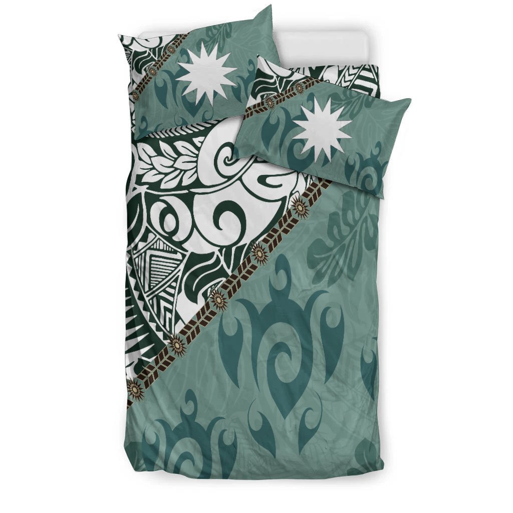 Nauru Bedding Set - Leaves And Turtles - Polynesian Pride