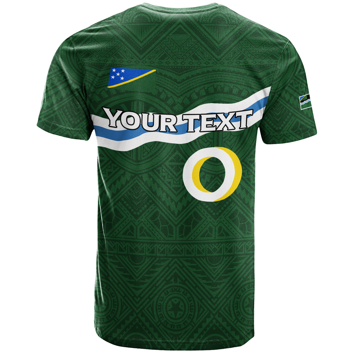 Custom Solomon Islands Western Province T Shirt Tribal Pattern LT12 - Polynesian Pride