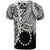Cook Islands T Shirt Tribal Wave Tattoo White - Polynesian Pride