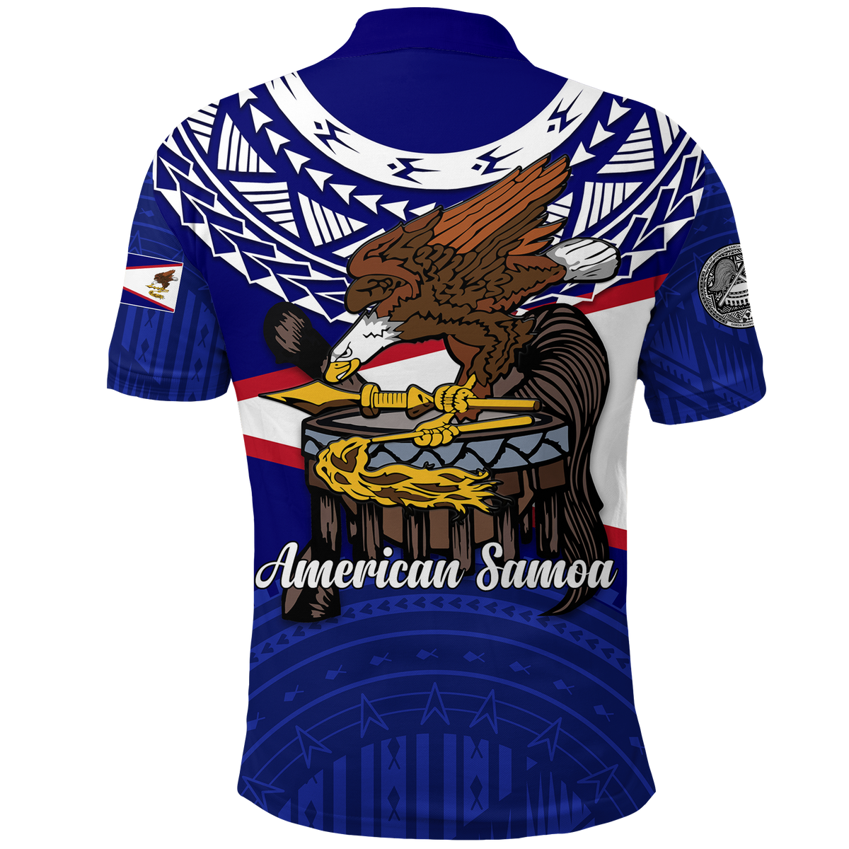 American Samoa Independence Anniversary Pride Polo Shirt LT12 - Polynesian Pride