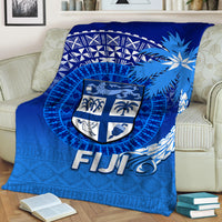 Fiji Tapa Tribal Coconut Tree Blanket - LT12 - Polynesian Pride