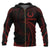 Pohnpei Micronesia All Over Zip up Hoodie Red Tribal Wave Unisex Red - Polynesian Pride
