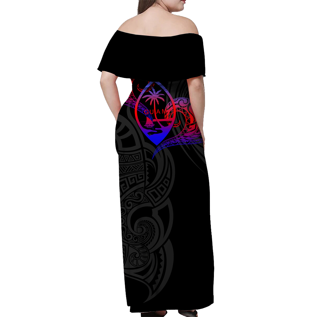 Valentine Day Guam Matching Dress and Hawaiian Shirt Heart Tribal LT12 - Polynesian Pride