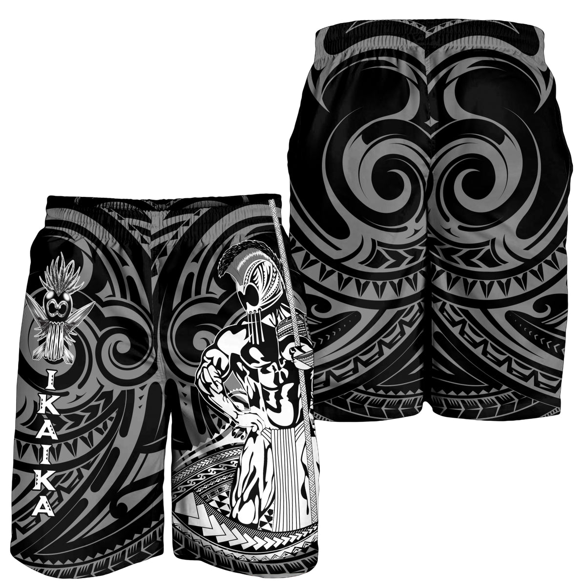 Hawaii Ikaika Warrior Men Short - LT2 BLACK - Polynesian Pride
