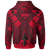 FSM Hoodie Red Seal with Polynesian Tattoo - Polynesian Pride