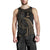 Guam Polynesian Men's Tank Top - Gold Tribal Wave - Polynesian Pride