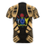 Cook Islands T Shirt Polynesian Coat of Arms Polynesian Tattoo Gold Style - Polynesian Pride