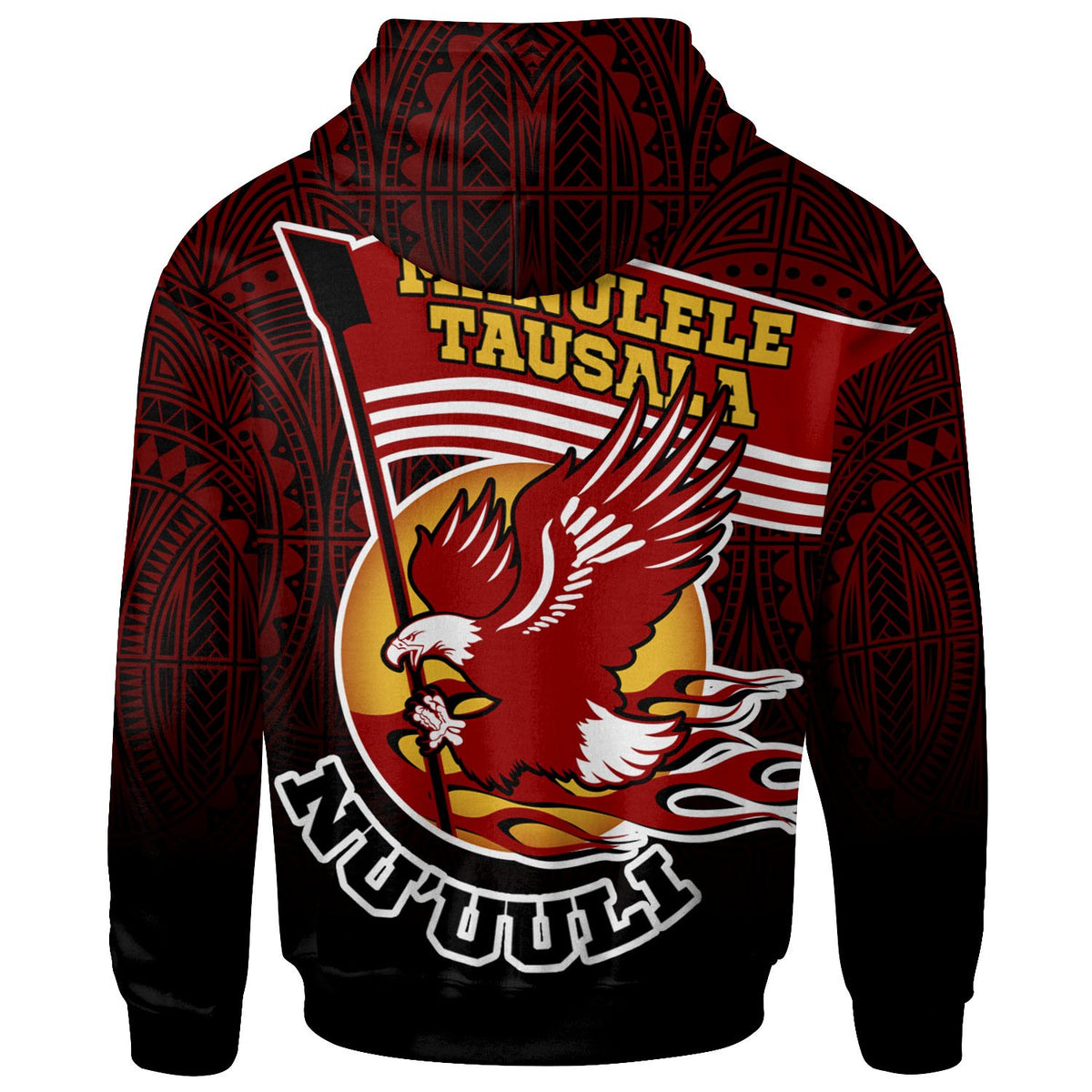 American Samoa Zip up Hoodie Manulele Tausala Nuuuli (Ver 2) - Polynesian Pride
