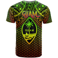 Polynesian Guam T Shirt Reggae Vintage Polynesian Patterns - Polynesian Pride