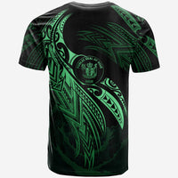 Niue Polynesian T Shirt Niue Legend Green Version - Polynesian Pride