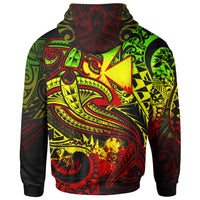 Polynesian Wallisnd Futuna Hoodie Reggae Shark Polynesian Tattoo - Polynesian Pride
