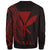 Kanaka Sweatshirt - Custom Personalised Polynesian Pattern Style Red Color - Polynesian Pride