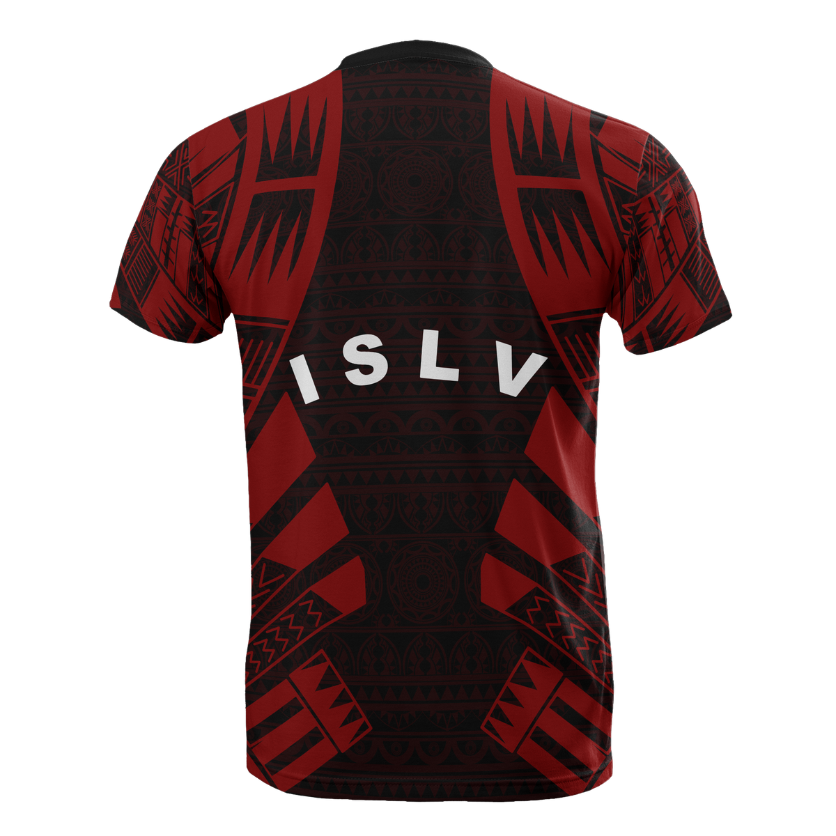 Society Islands T Shirt Society Islands Flag Polynesian Tattoo Red Style - Polynesian Pride