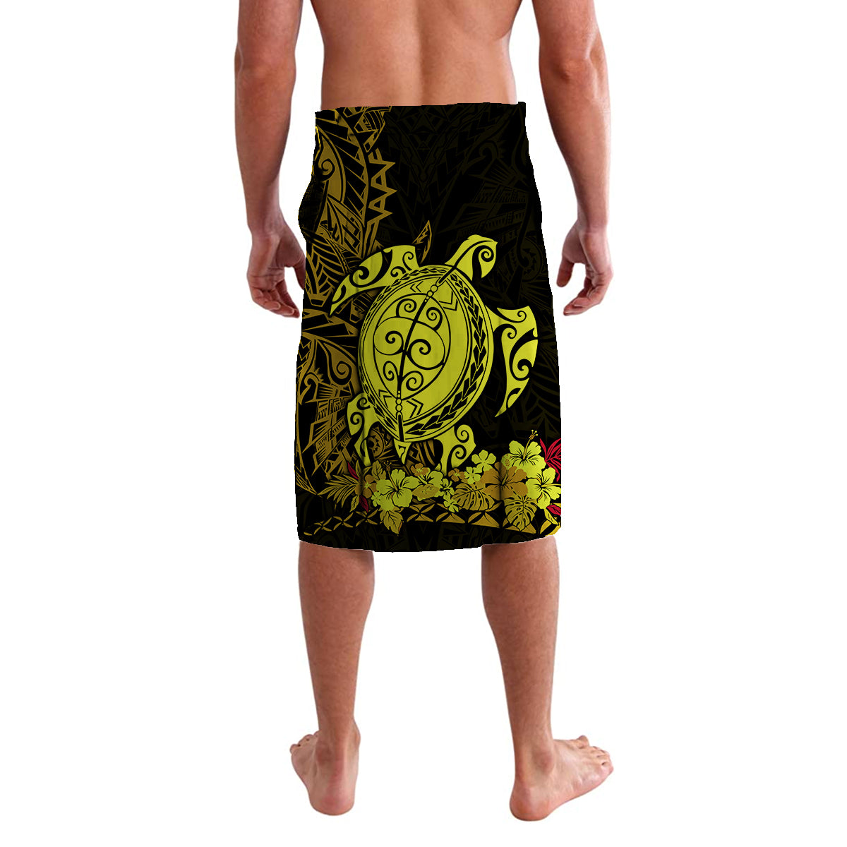 Hawaii Polynesian Lavalava Gold Sea Turtles Hawaiian LT13 - Polynesian Pride