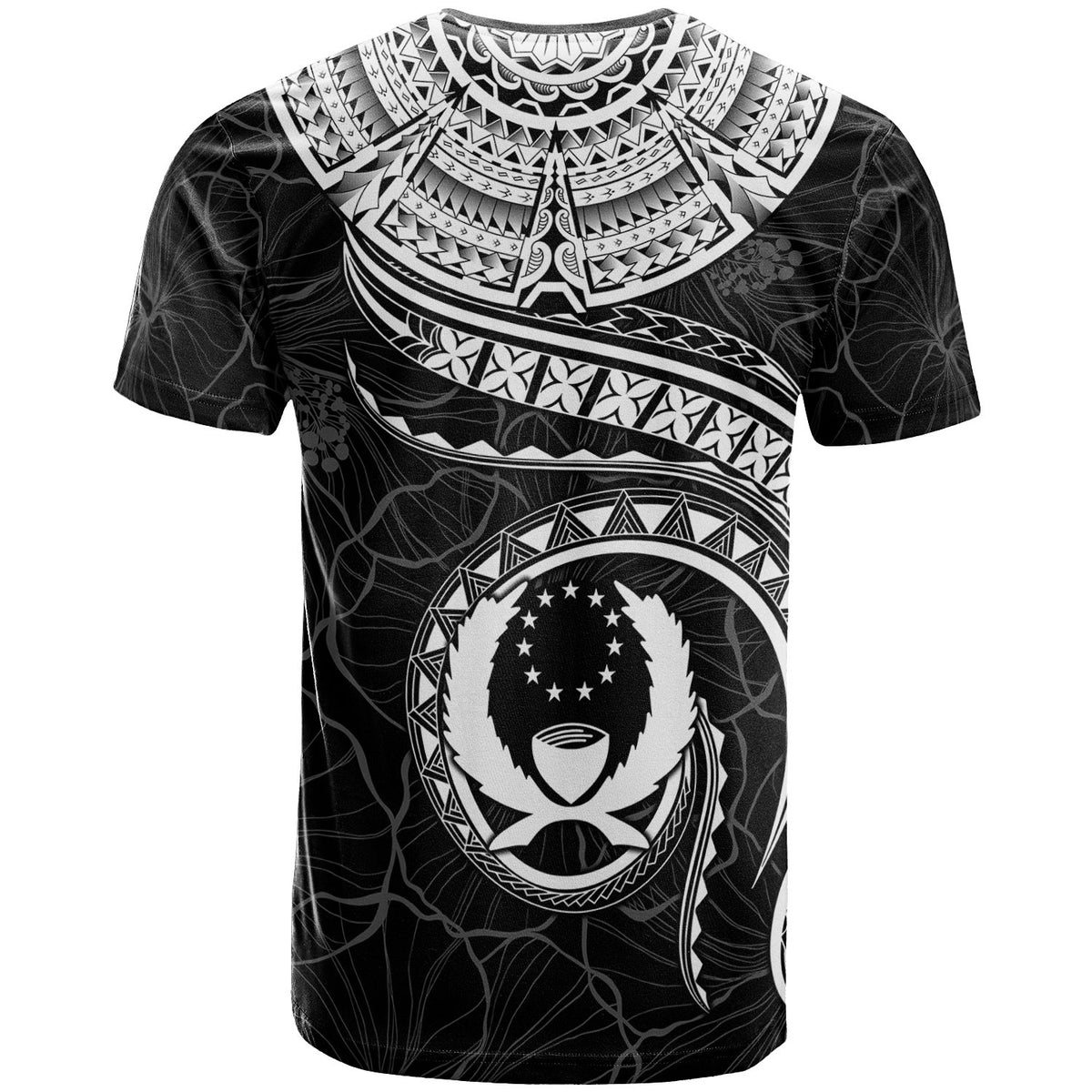 Pohnpei Polynesian Custom T Shirt Pohnpei Waves (White) - Polynesian Pride