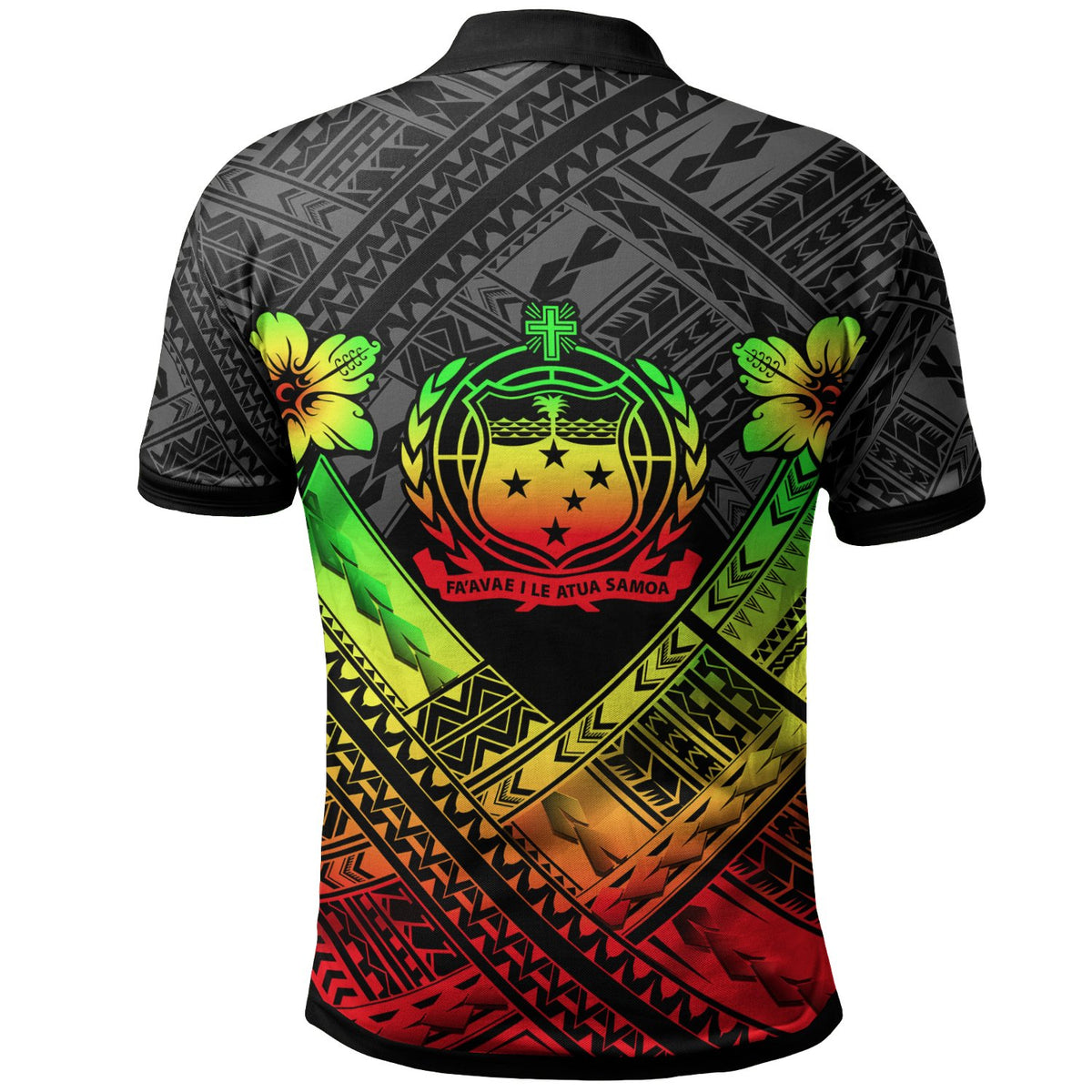 Samoa Custom Polynesian Polo Shirt Samoa Reggae Seal Camisole Hibiscus Style - Polynesian Pride