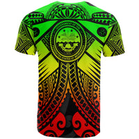 FsmCustom T Shirt Reggae Seal with Polynesian Tattoo - Polynesian Pride