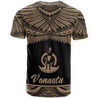 Vanuatu Polynesian T Shirt Vanuatuan Pride Gold Version - Polynesian Pride