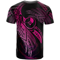 Yap Polynesian T Shirt Yap Legend Pink Version - Polynesian Pride