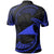 Tokelau Polynesian Custom Polo Shirt Blue Tribal Wave - Polynesian Pride