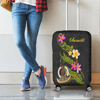 Vanuatu Polynesian Luggage Covers - Plumeria Tribal - Polynesian Pride