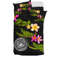 American Samoa Polynesian Bedding Set - Plumeria Tribal - Polynesian Pride