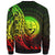 Federated States of Micronesia Sweatshirt - Polynesian Pattern Style Reggae Color - Polynesian Pride