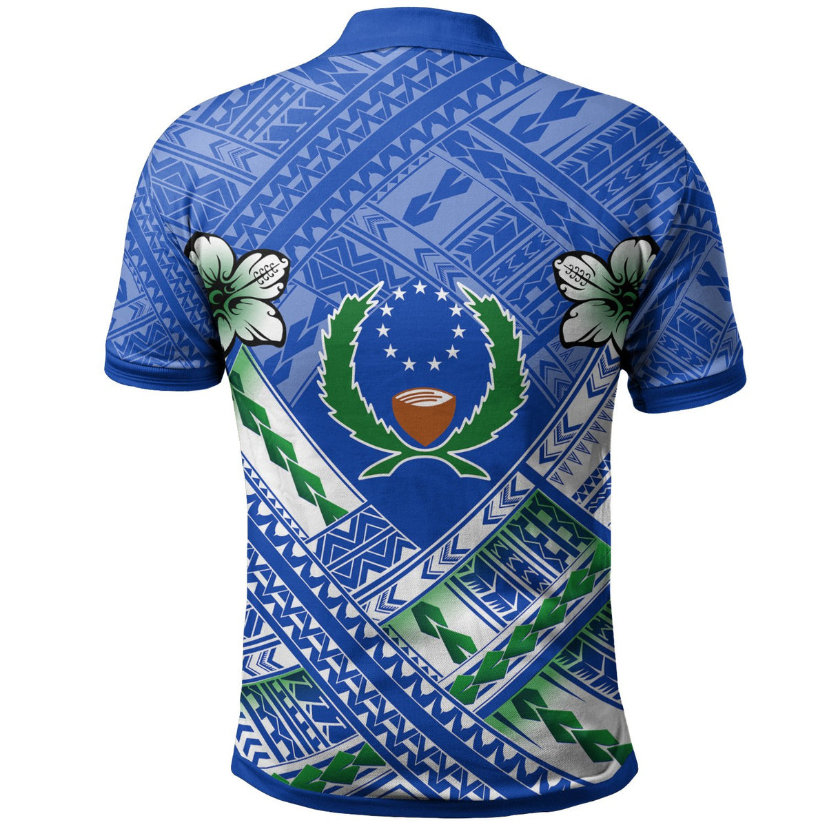 Pohnpei Polynesian Polo Shirt Pohnpei Flag Camisole Hibiscus Style - Polynesian Pride