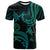 Marshall Islands Personalised Custom T-Shirt - Polynesian Turtle With Pattern