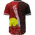 Palau Polynesian Custom Personalised Baseball Shirt - Coat Of Arm With Hibiscus - Polynesian Pride