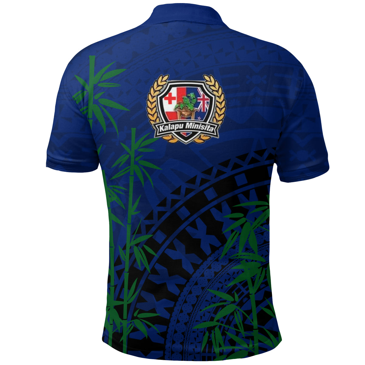 Kalapu Minisita Polo Shirt Tapa Pattern LT12 - Polynesian Pride