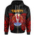 Tahiti Polynesian Zip up Hoodie Tahitians Spirit Unisex Red - Polynesian Pride